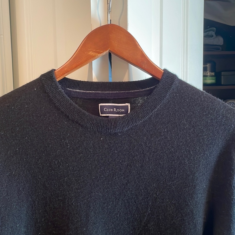 Club Room XL black dress sweater